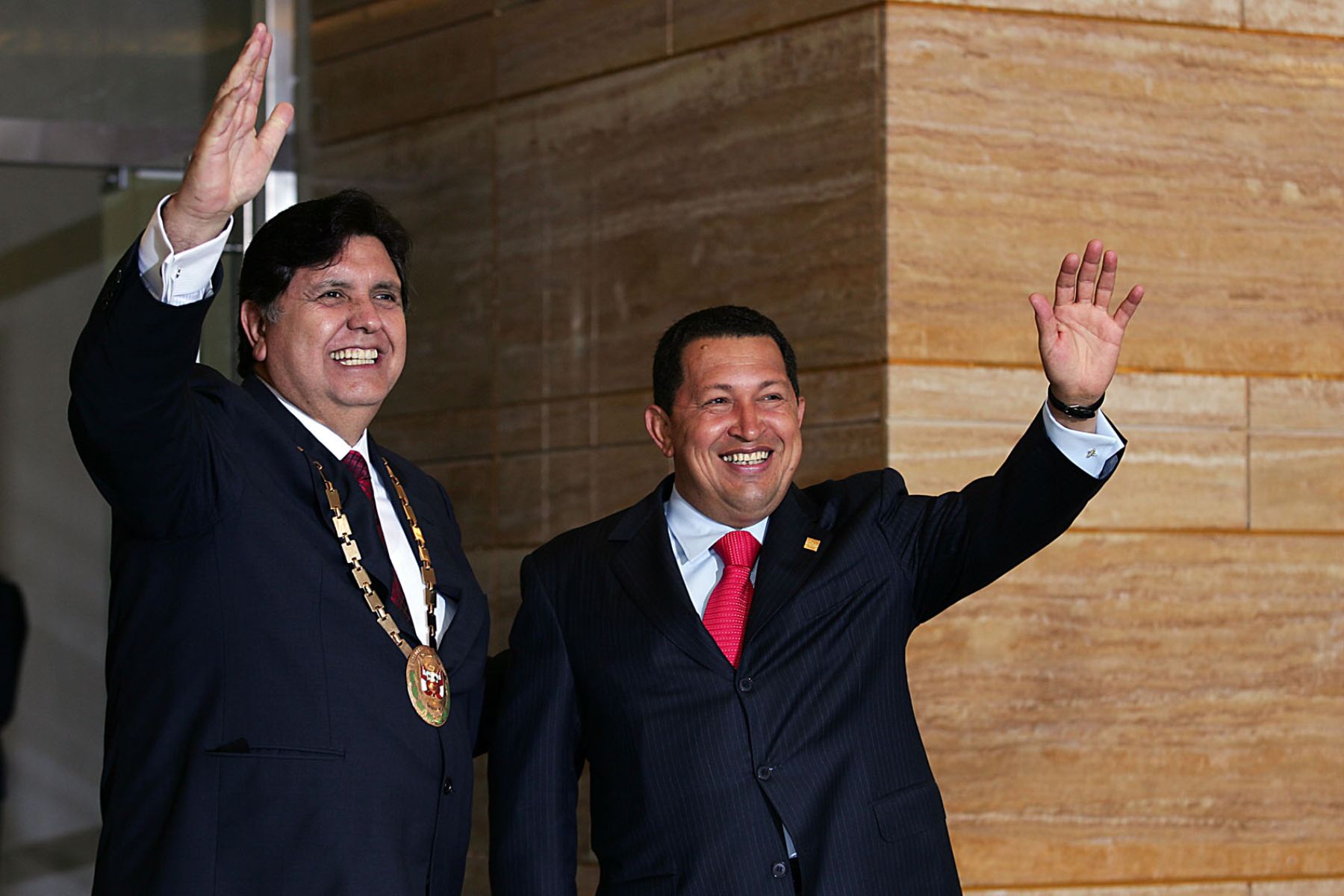 Alan Garcia und Hugo Chavez
