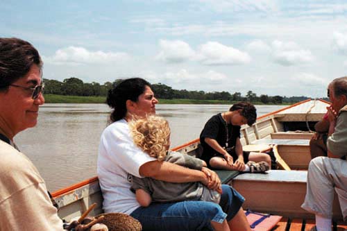 Bootsfahrt auf dem Amazonas