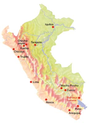 Ubicaci�n de Bahuaja Sonene